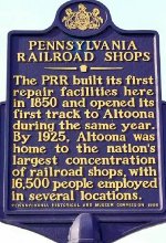 PRR Historical Marker, 1996